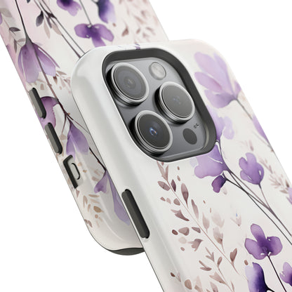 Purple Spring Flowers Case