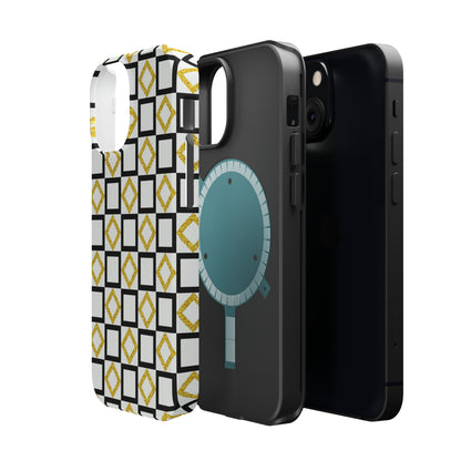 Gold and Back Abstract Case