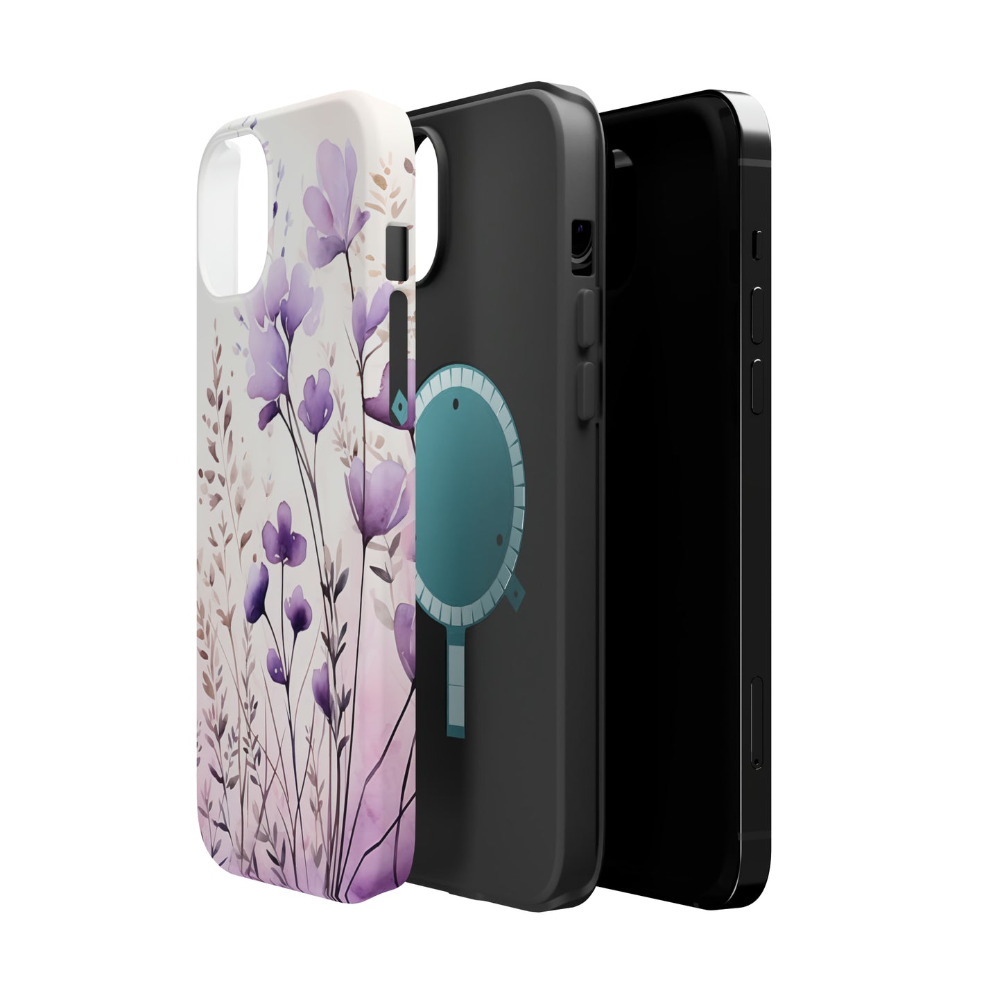 Purple Spring Flowers Case