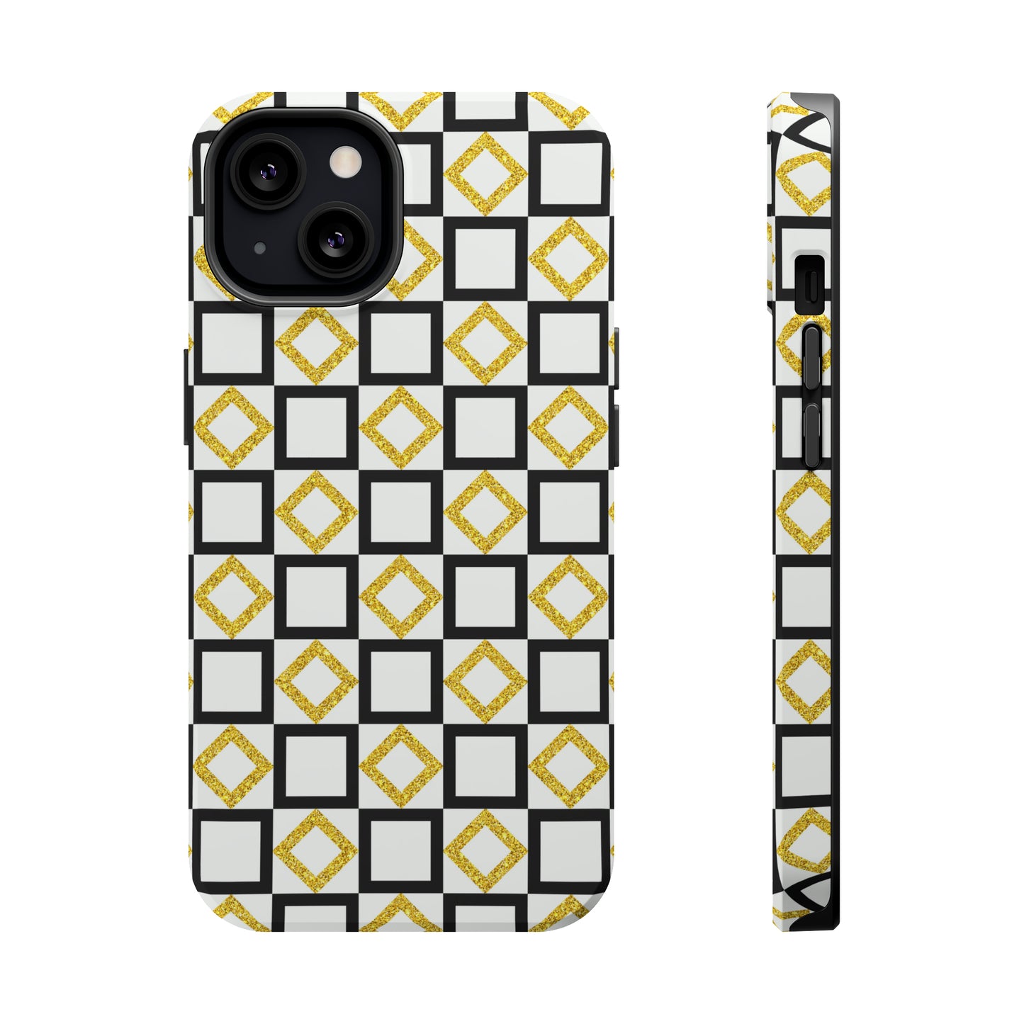 Gold and Back Abstract Case