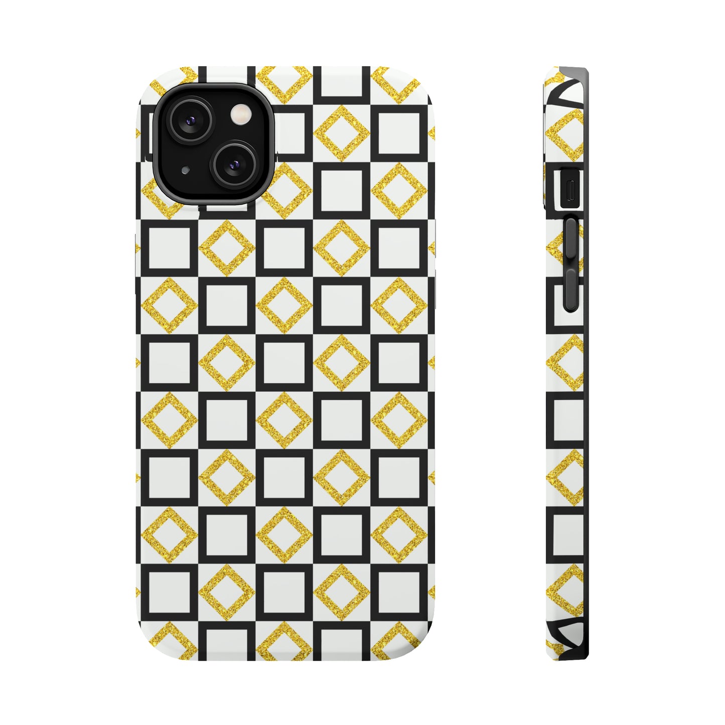 Gold and Back Abstract Case