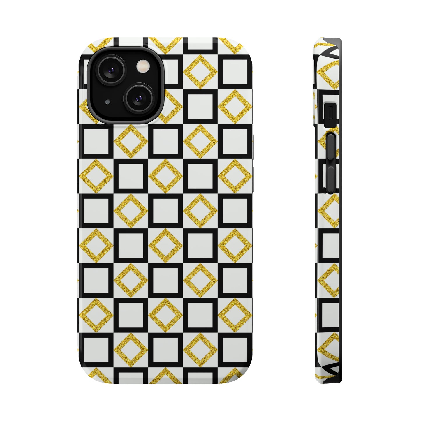 Gold and Back Abstract Case