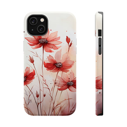 Red Spring Flowers Case