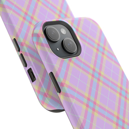 Pastel Purple Plaid Phone Case