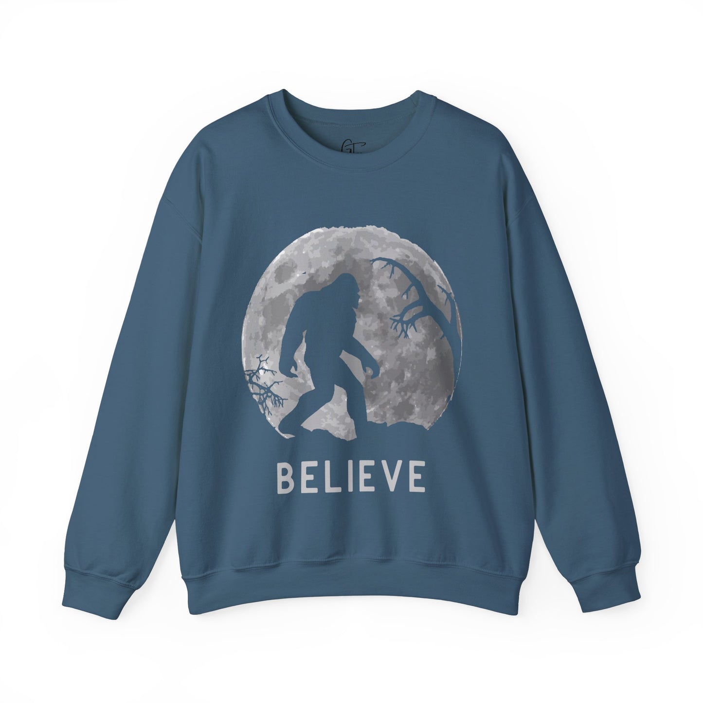 Believe Bigfoot in the Night Sweatshirt
