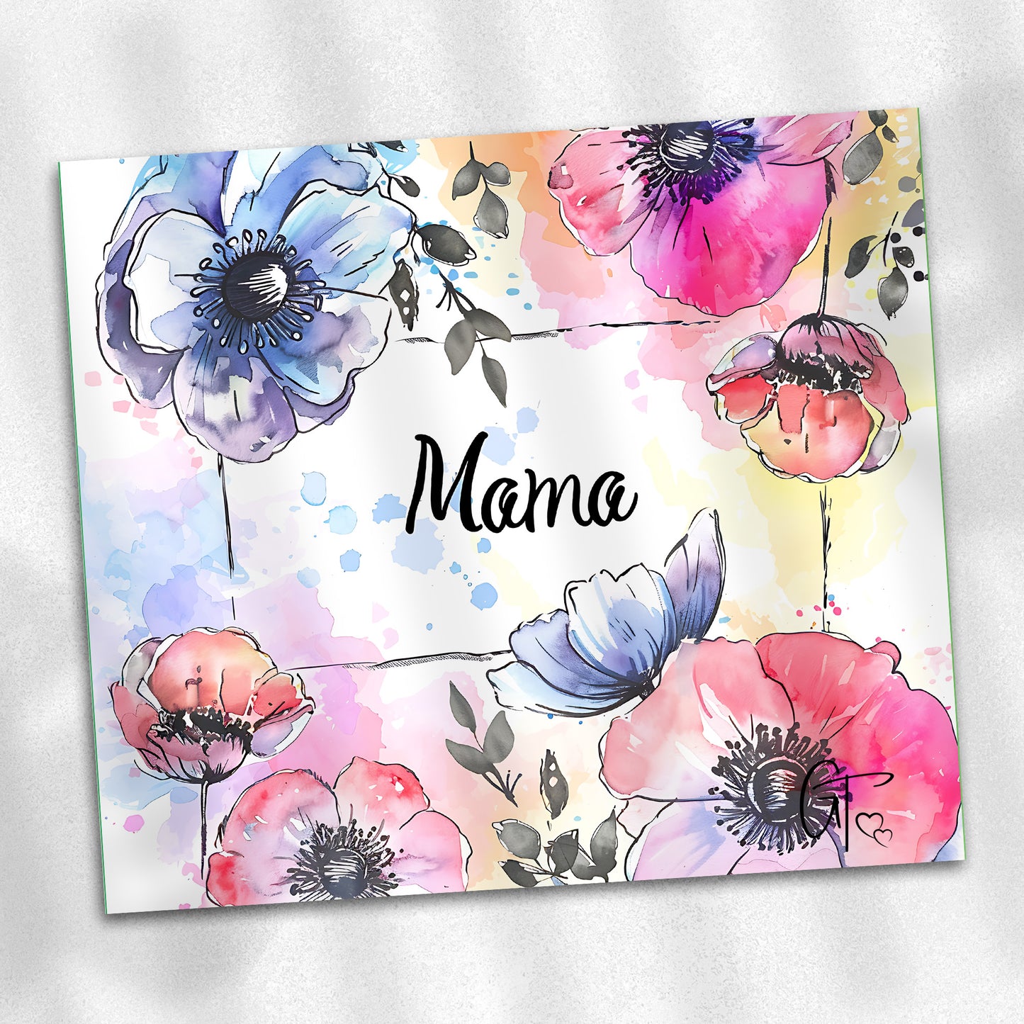 Colorful Flowers for Mama Tumbler