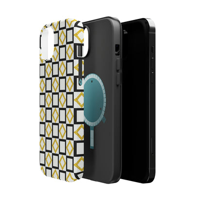 Gold and Back Abstract Case