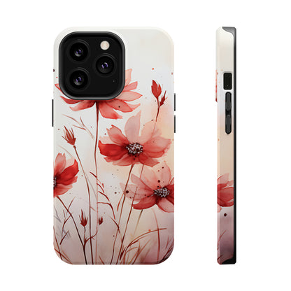 Red Spring Flowers Case