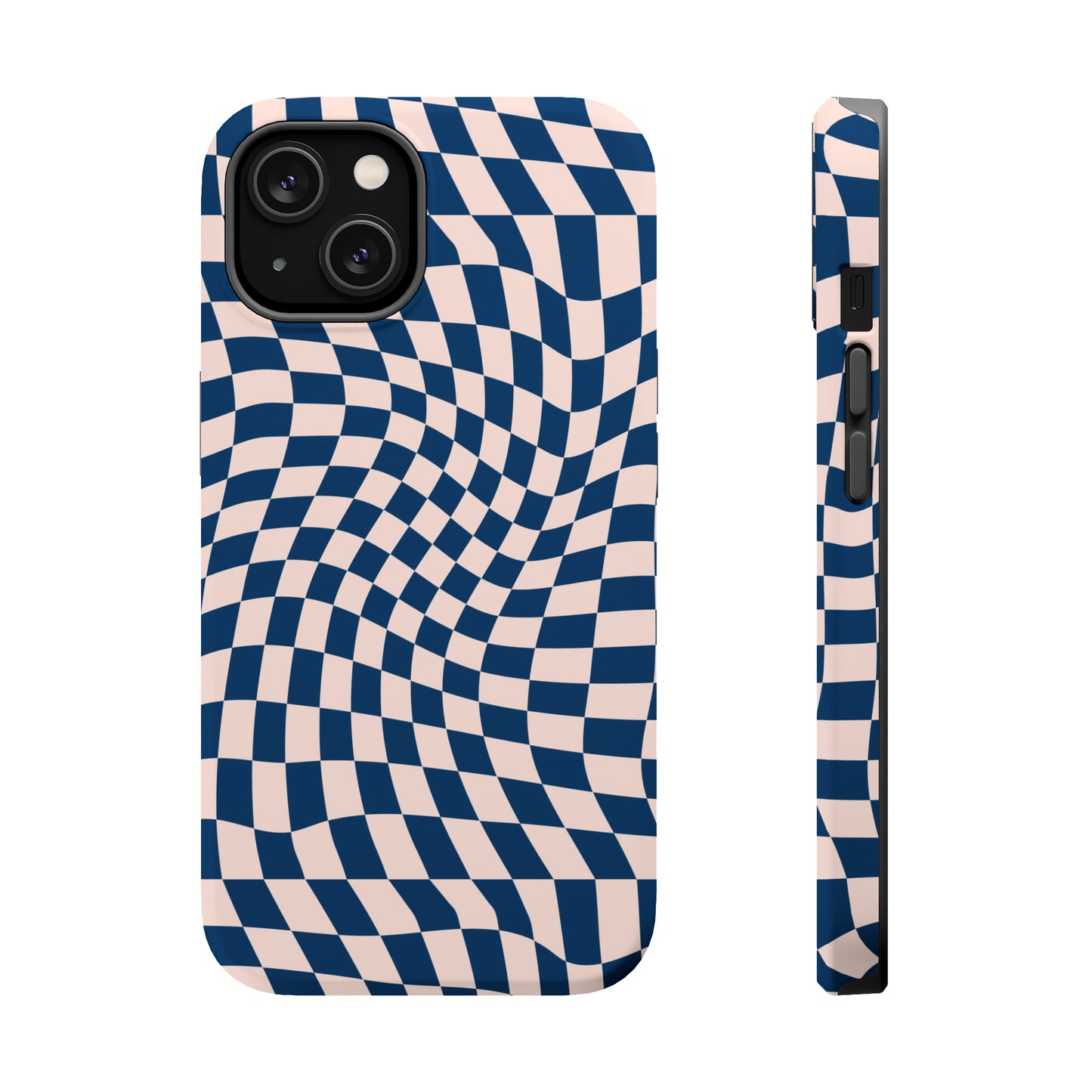 Wavy Blue Checkerboard Case