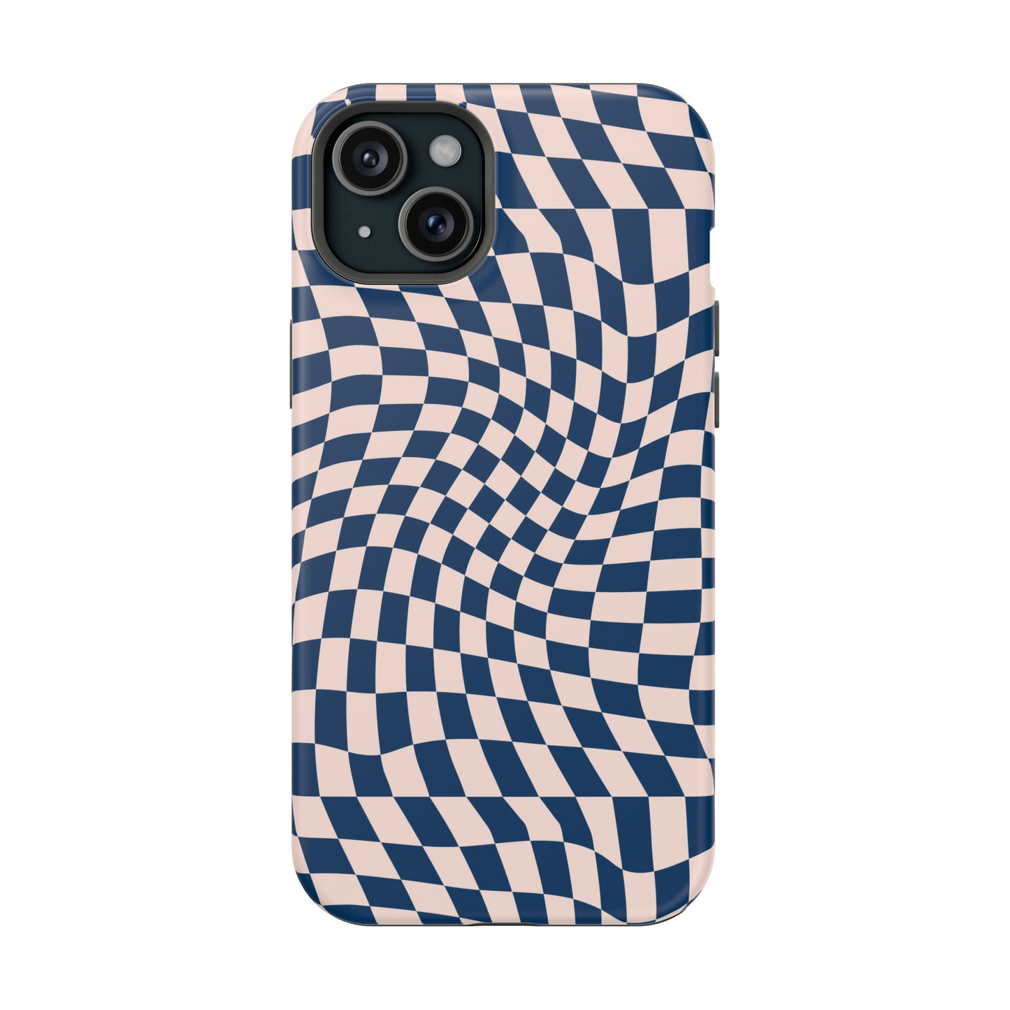 Wavy Blue Checkerboard Case