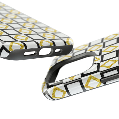 Gold and Back Abstract Case