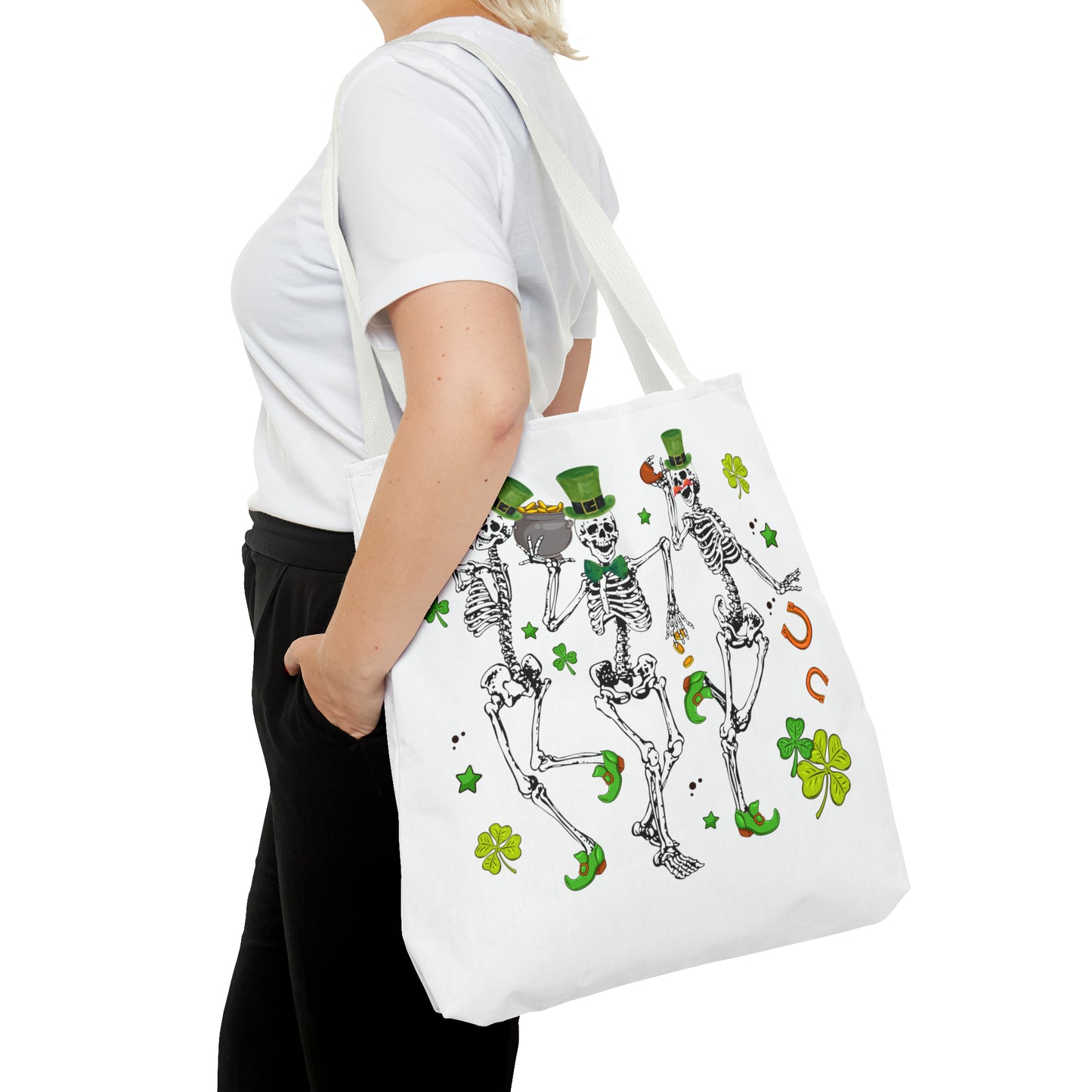 Dancing Skeletons St. patrick's Day Tote Bag