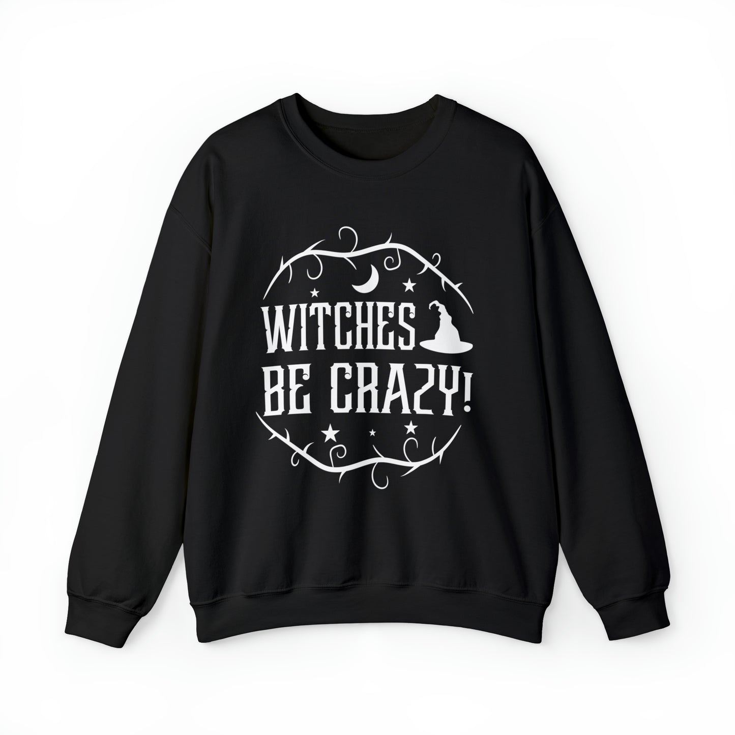 Witches Be Crazy Unisex Heavy Blend™ Crewneck Sweatshirt