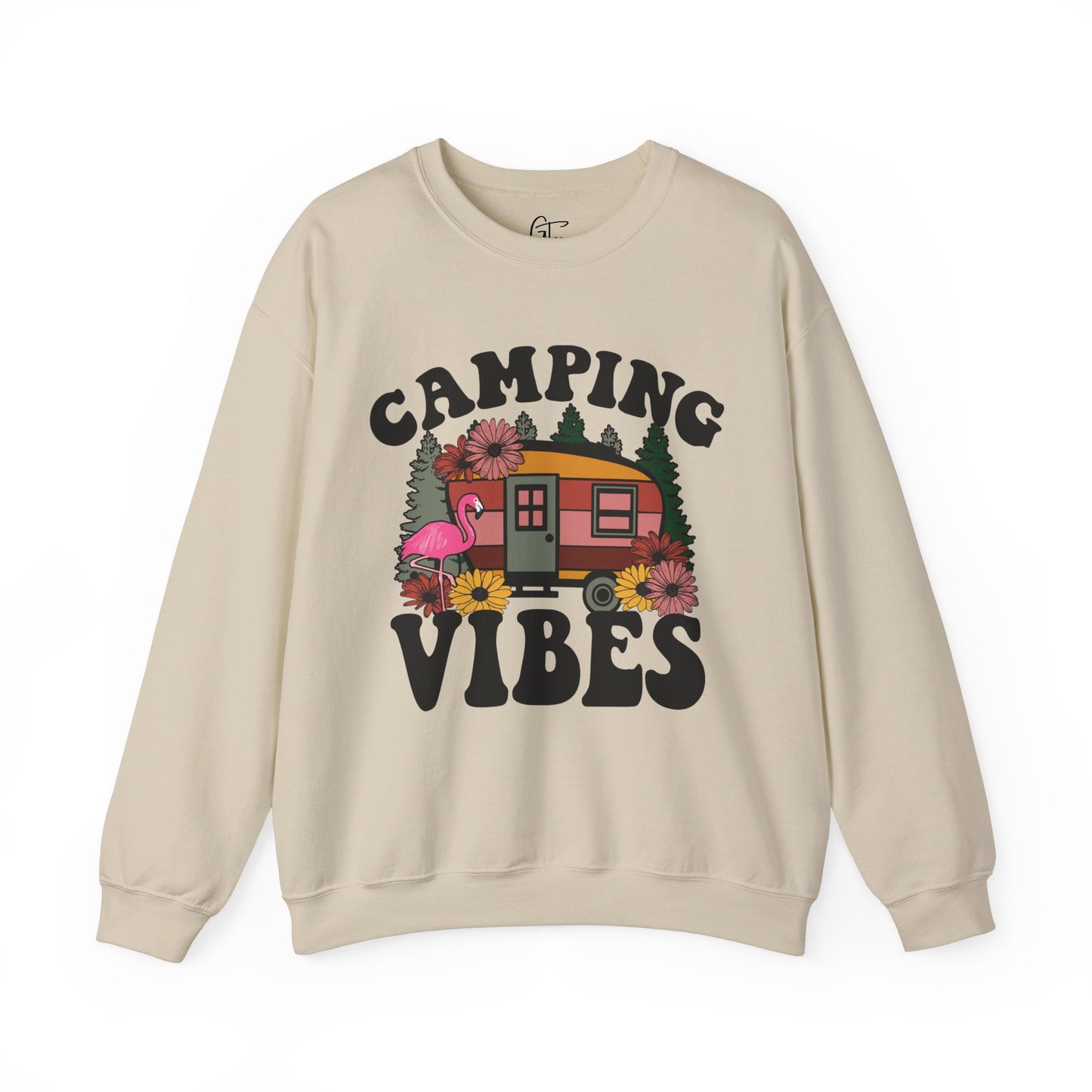 Groovy Style Camping Vibes Sweatshirt