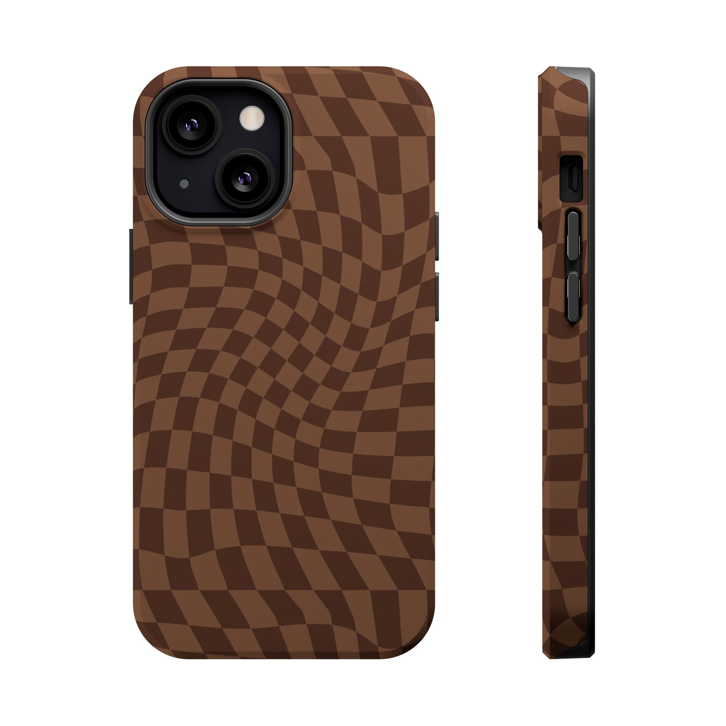 Wavy Brown Checkerboard Case