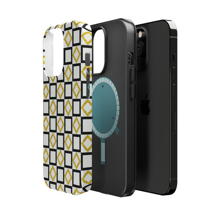 Gold and Back Abstract Case