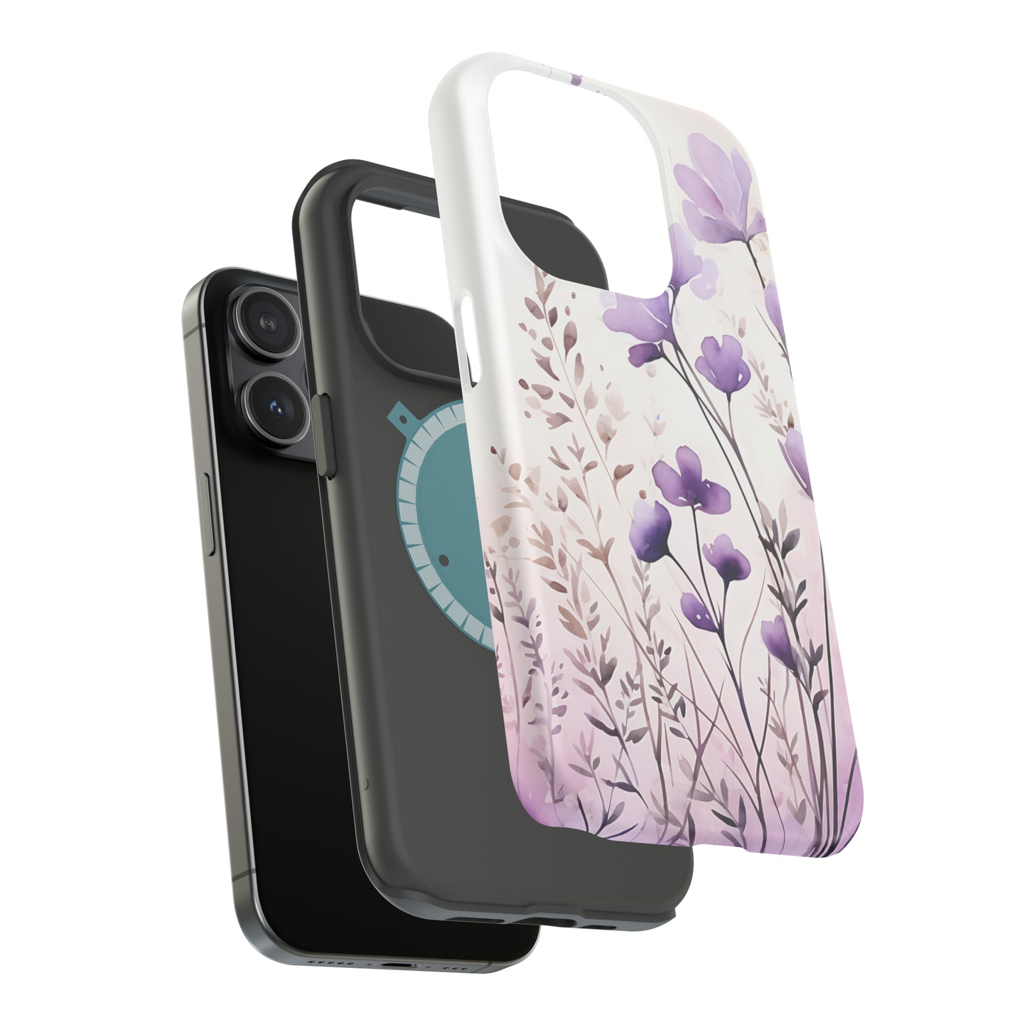 Purple Spring Flowers Case