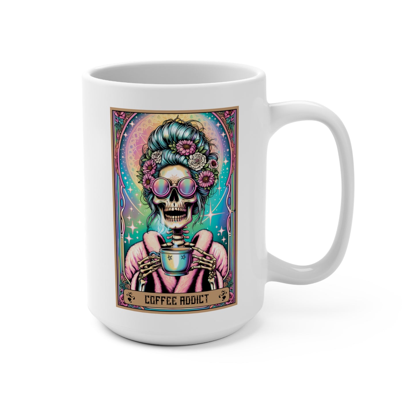 The Coffee Addict Tarot Card - MOTHER Amazing Loving Strong Happy Selfless Graceful Mug