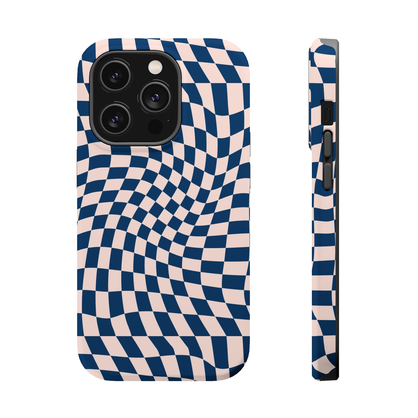 Wavy Blue Checkerboard Case