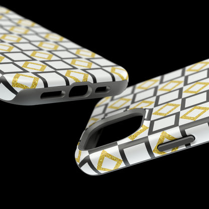 Gold and Back Abstract Case