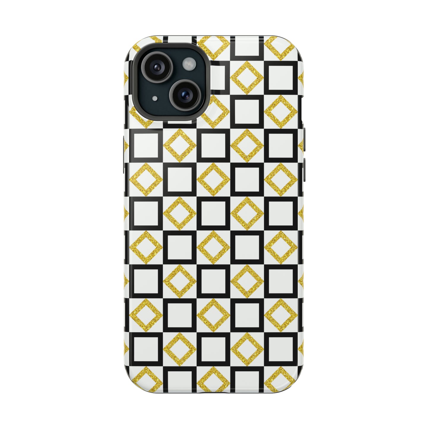 Gold and Back Abstract Case