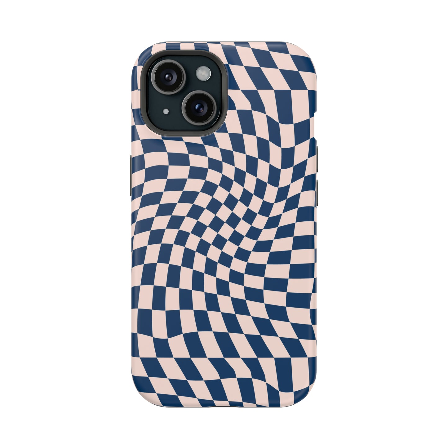 Wavy Blue Checkerboard Case