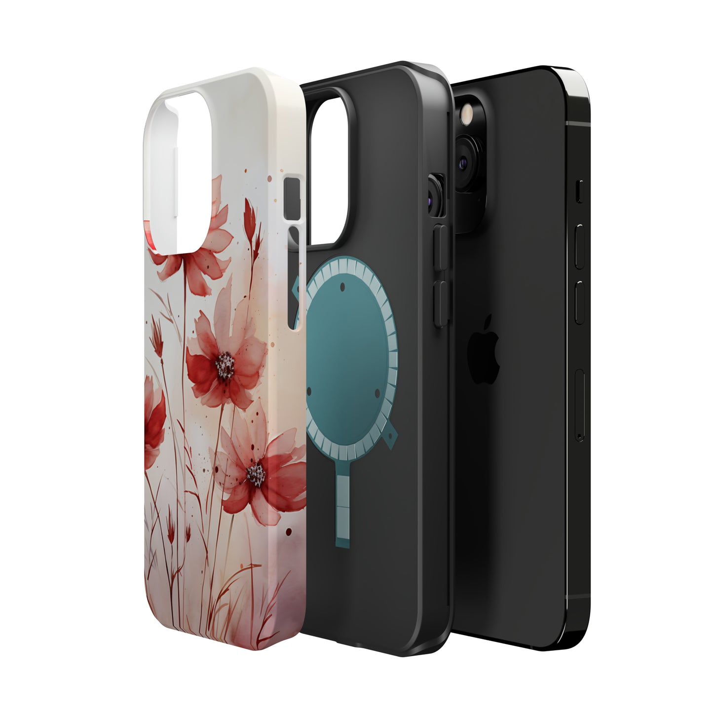 Red Spring Flowers Case