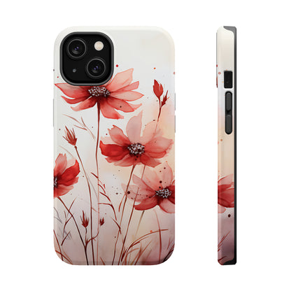 Red Spring Flowers Case