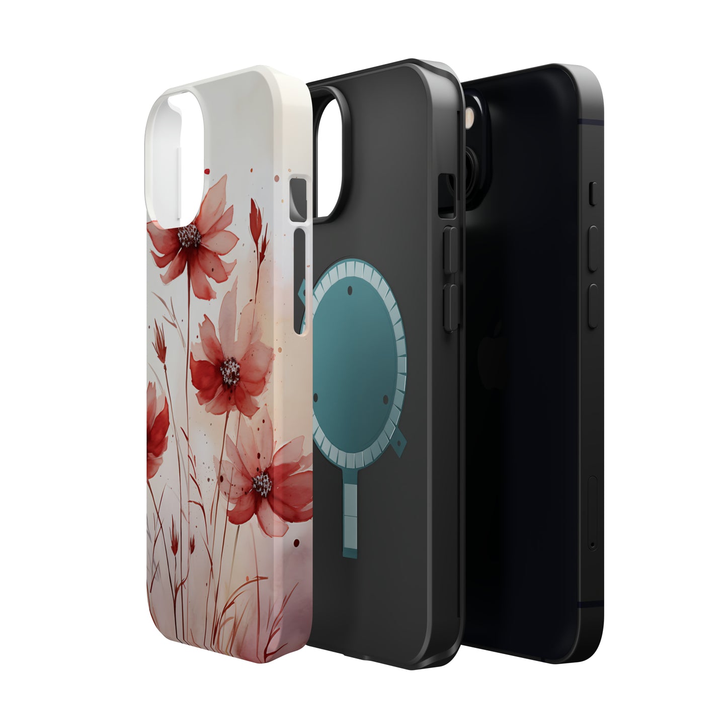 Red Spring Flowers Case