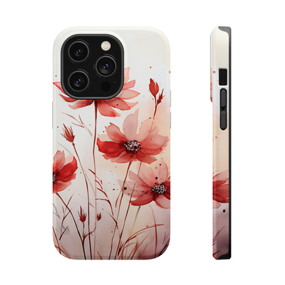 Red Spring Flowers Case