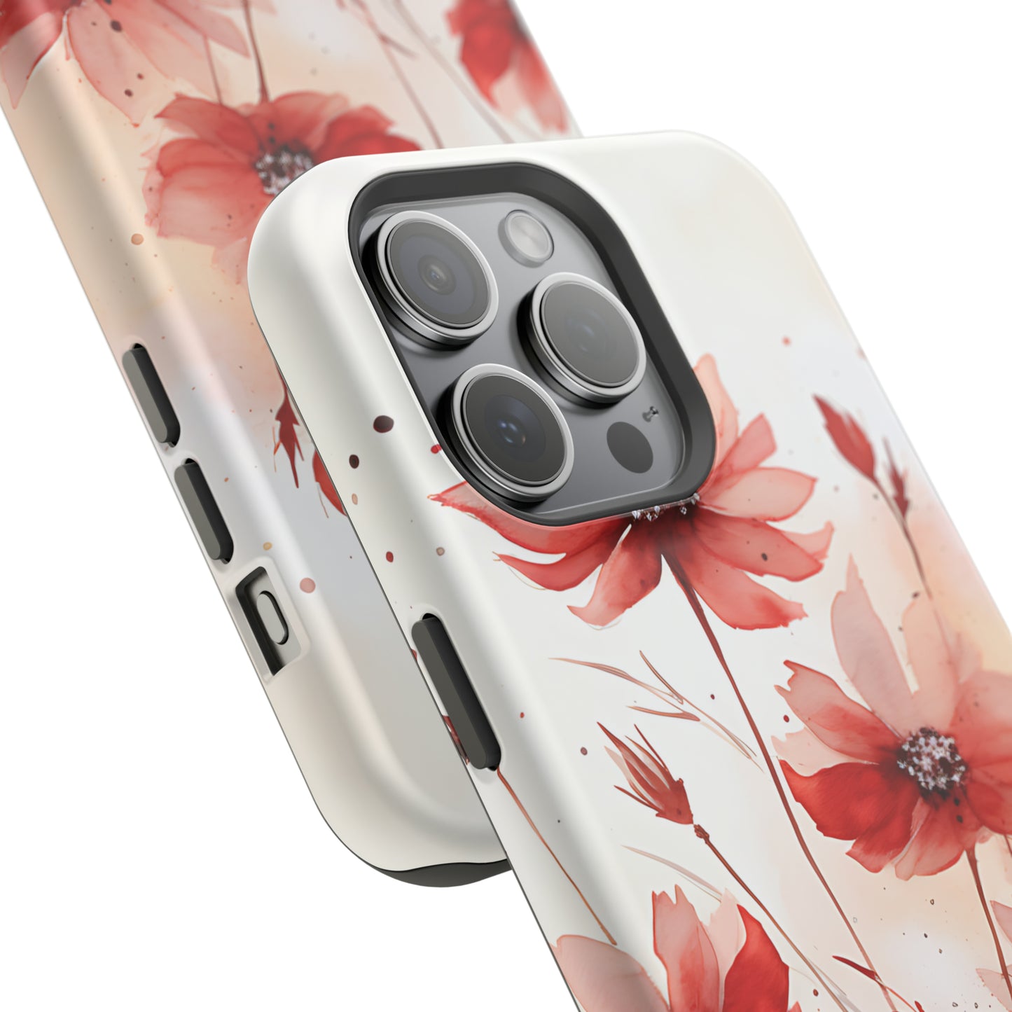 Red Spring Flowers Case