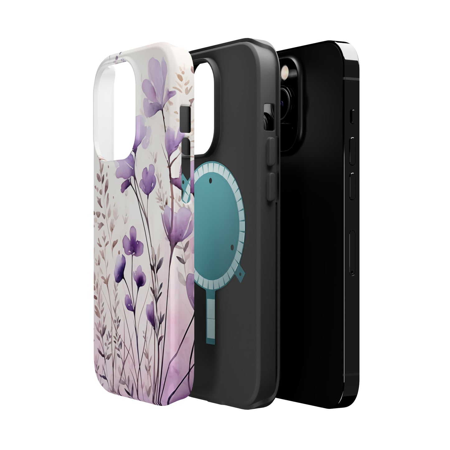 Purple Spring Flowers Case