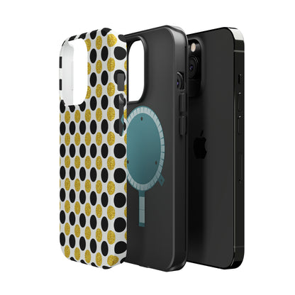 Gold and Back Abstract Case