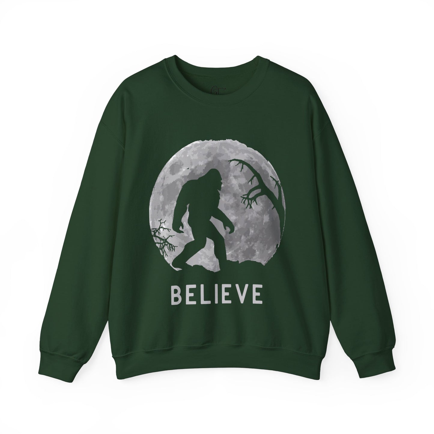 Believe Bigfoot in the Night Sweatshirt