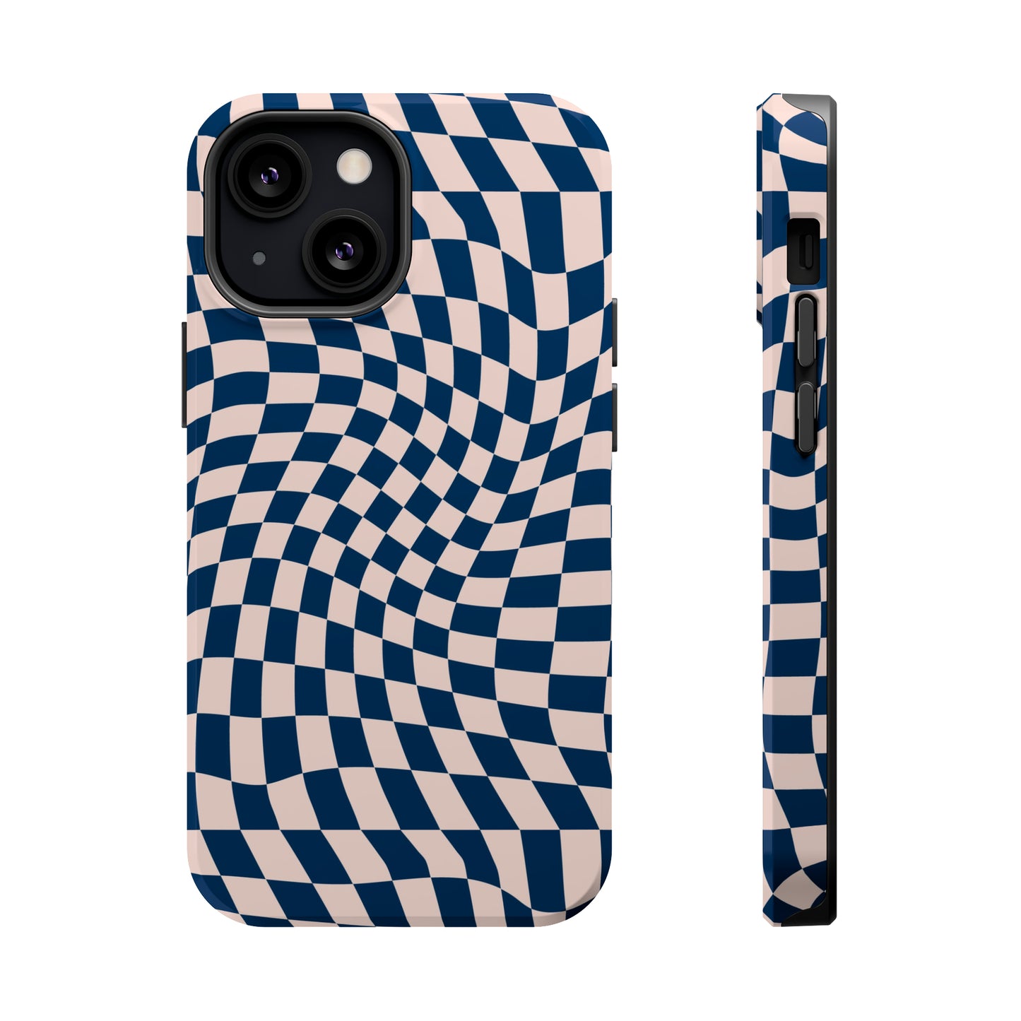 Wavy Blue Checkerboard Case