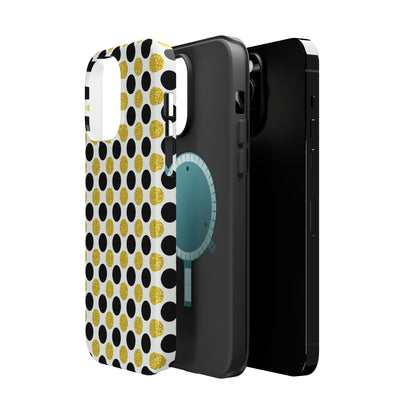 Gold and Back Abstract Case