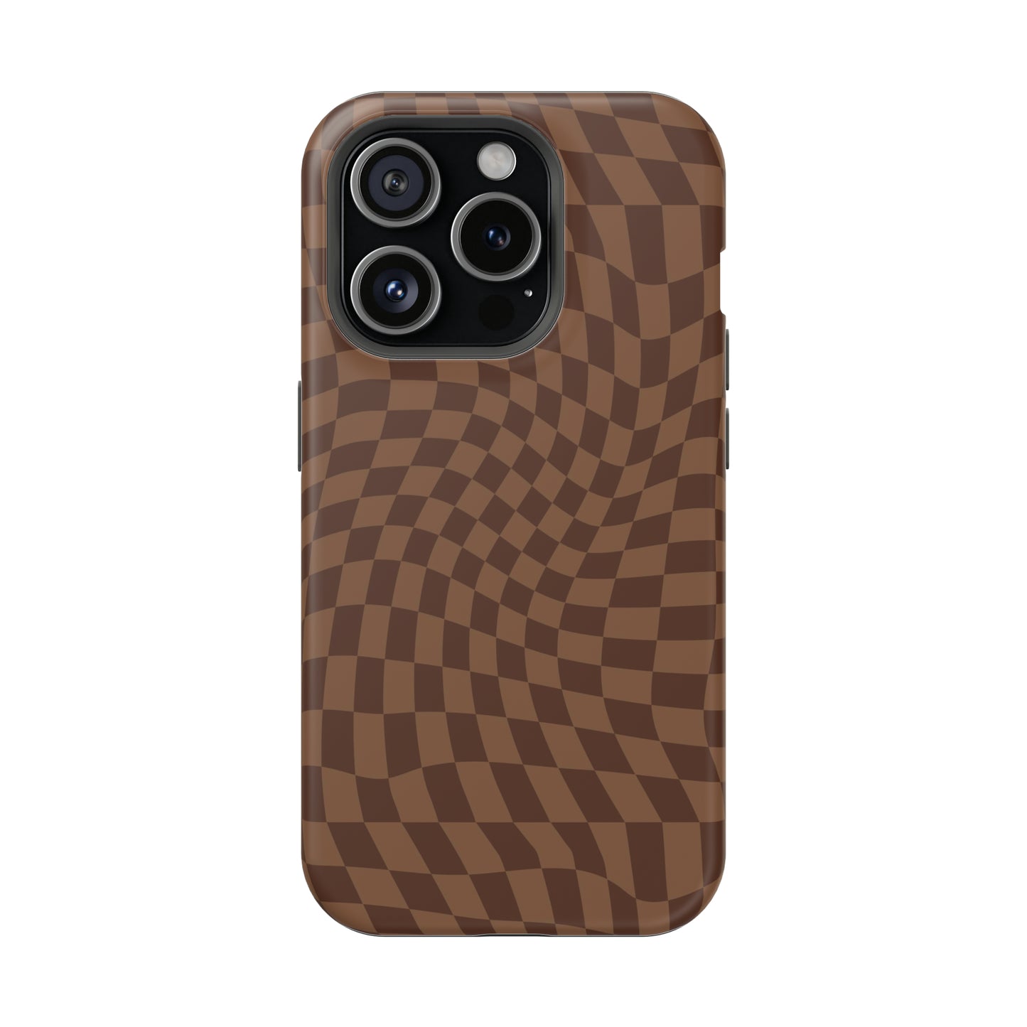 Wavy Brown Checkerboard Case