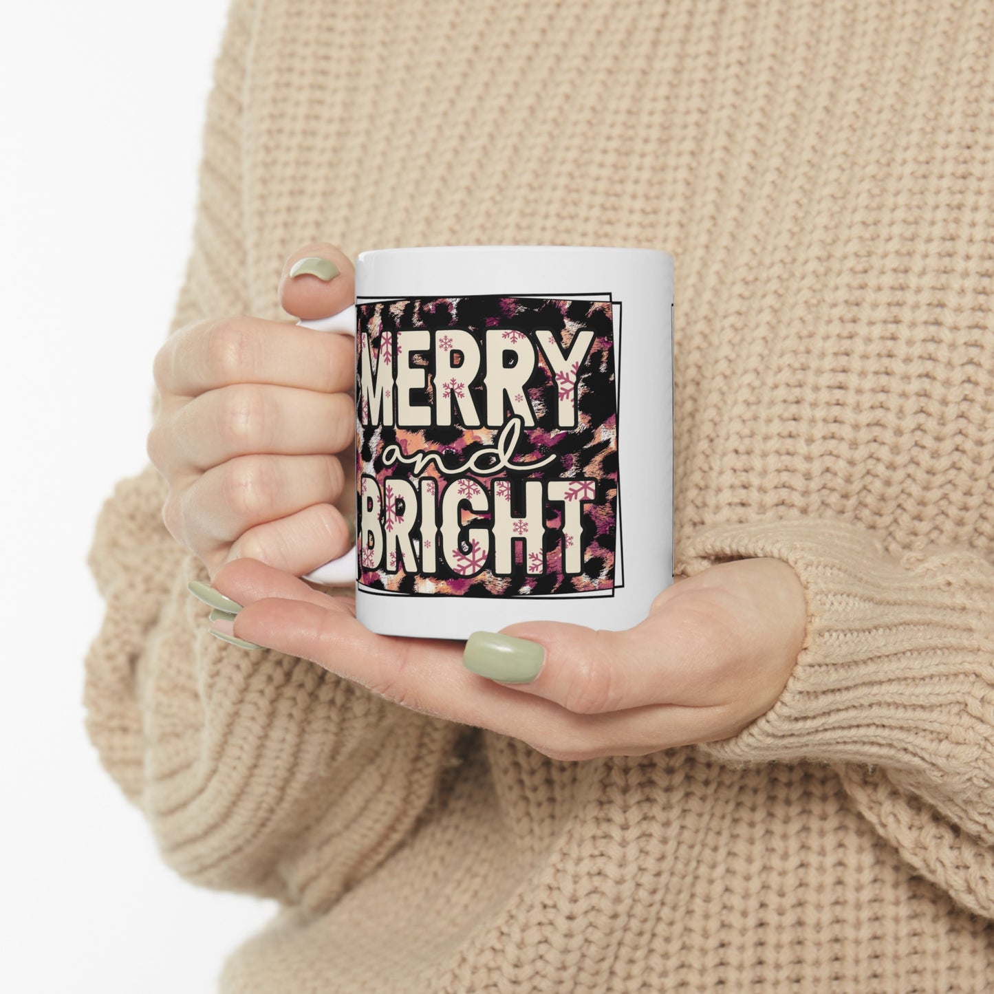 Merry and Bright Ceramic Mug