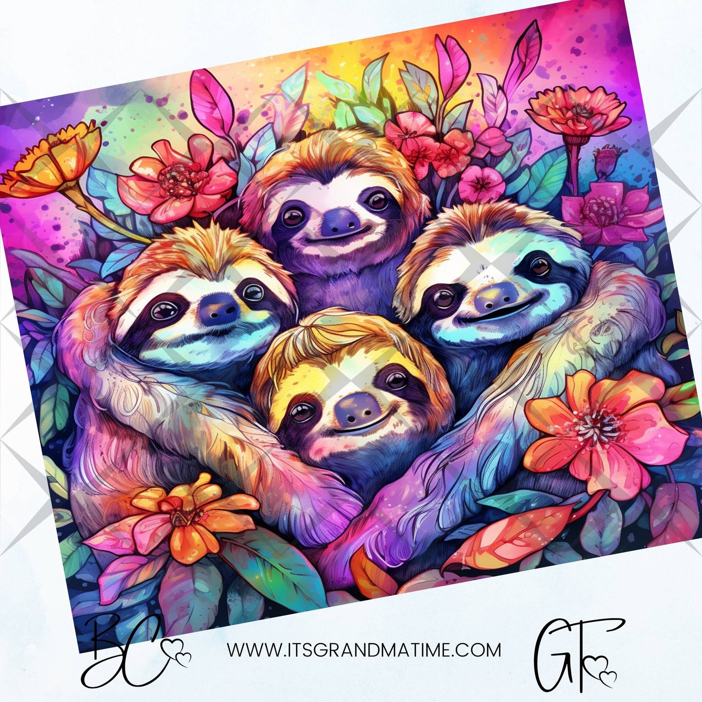 SUB1115 Animal Selfies Sloths Tumbler