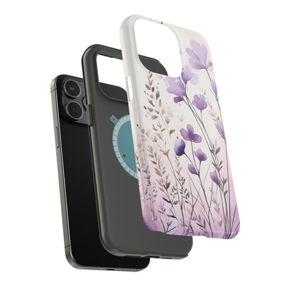 Purple Spring Flowers Case