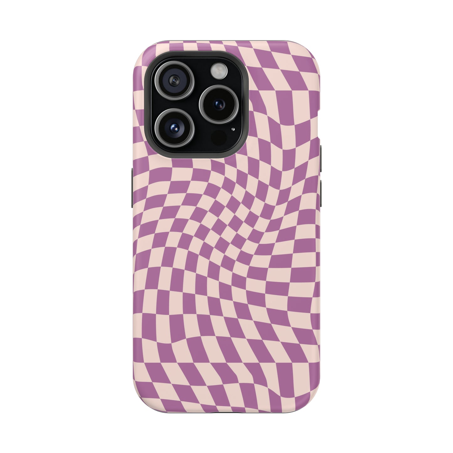 Wavy Purple Pink Checkerboard Case