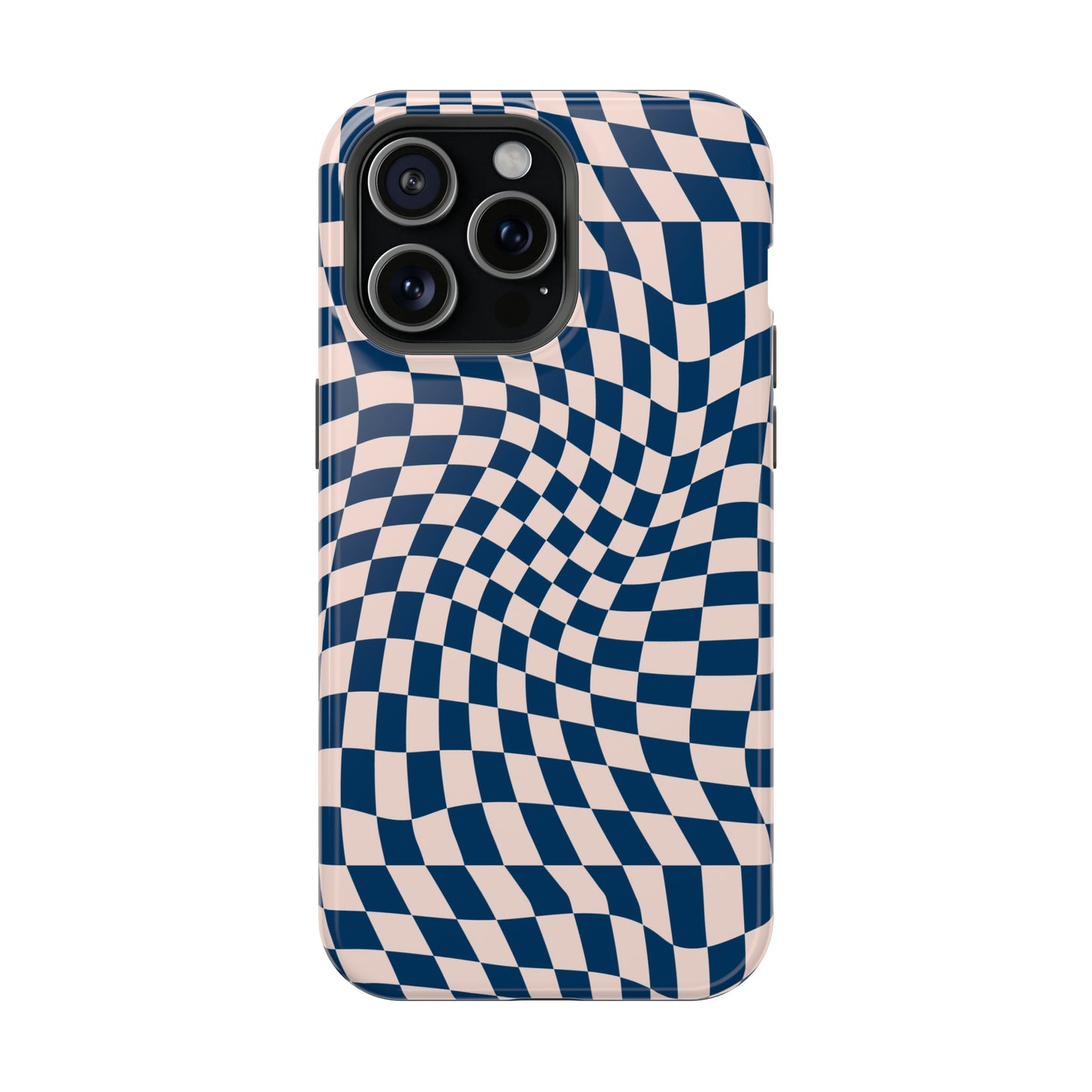 Wavy Blue Checkerboard Case