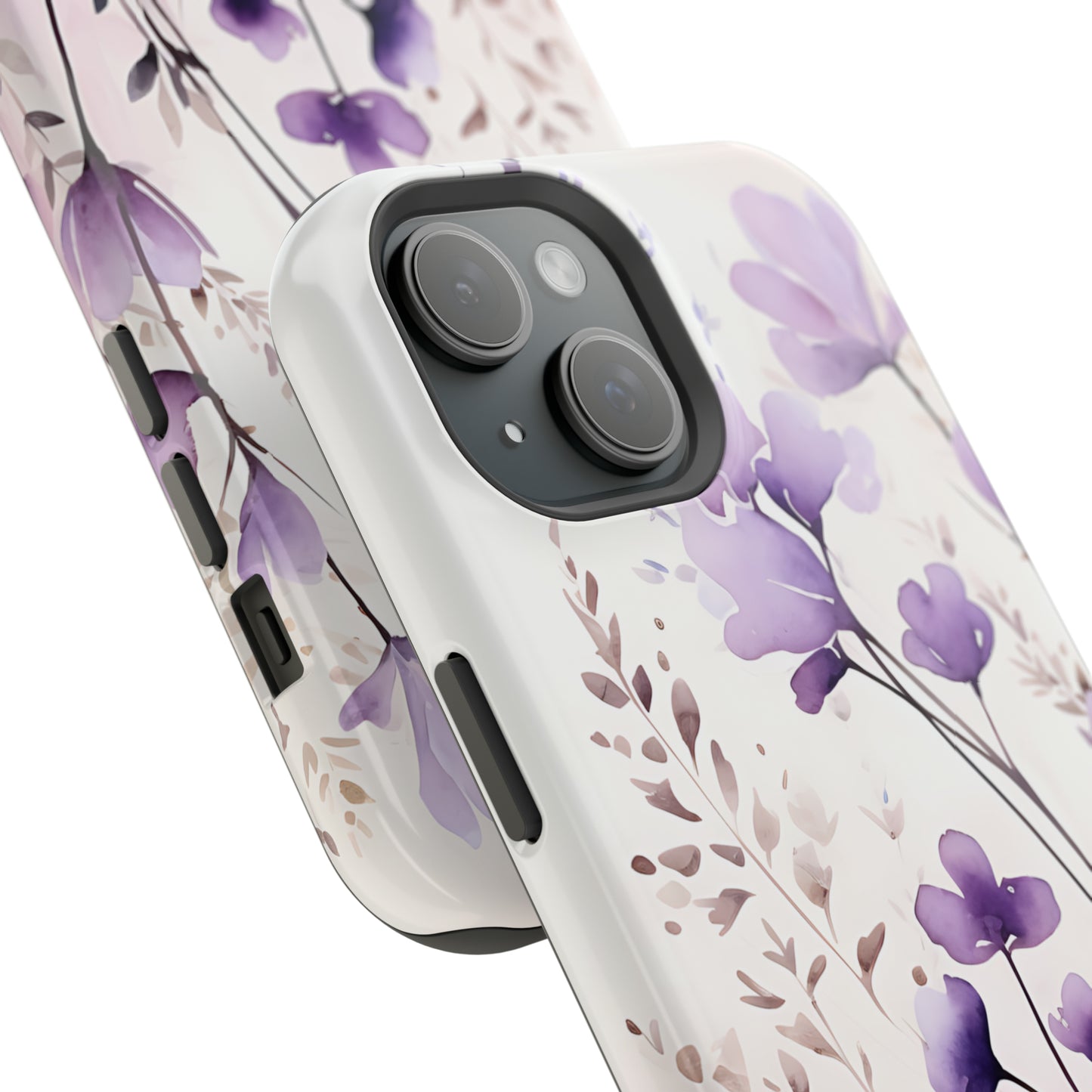 Purple Spring Flowers Case