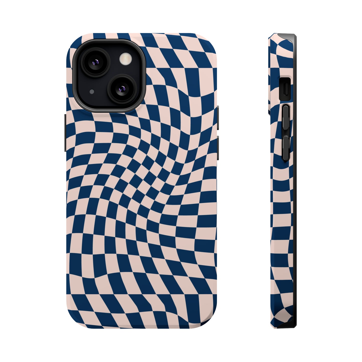 Wavy Blue Checkerboard Case