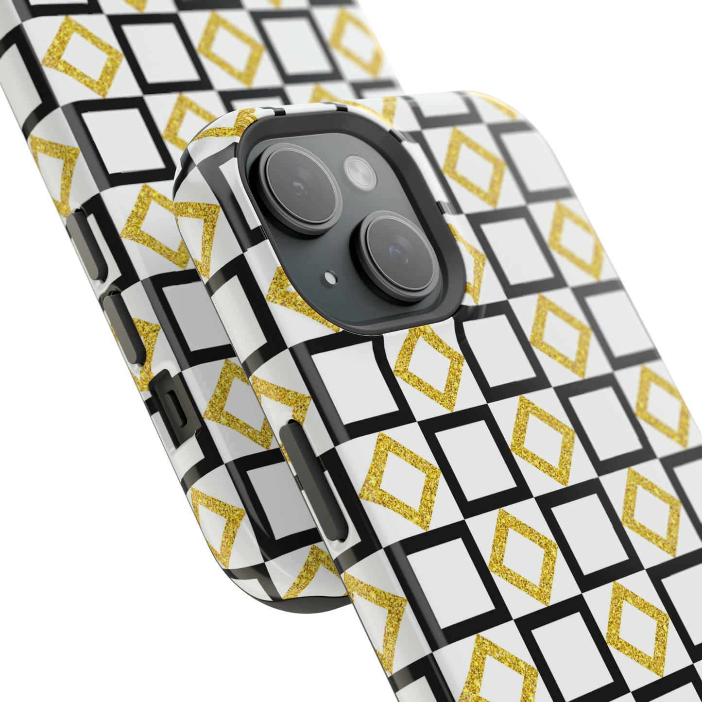 Gold and Back Abstract Case