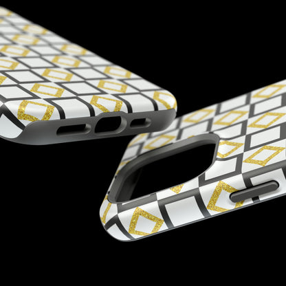 Gold and Back Abstract Case