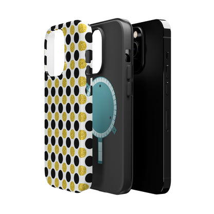 Gold and Back Abstract Case