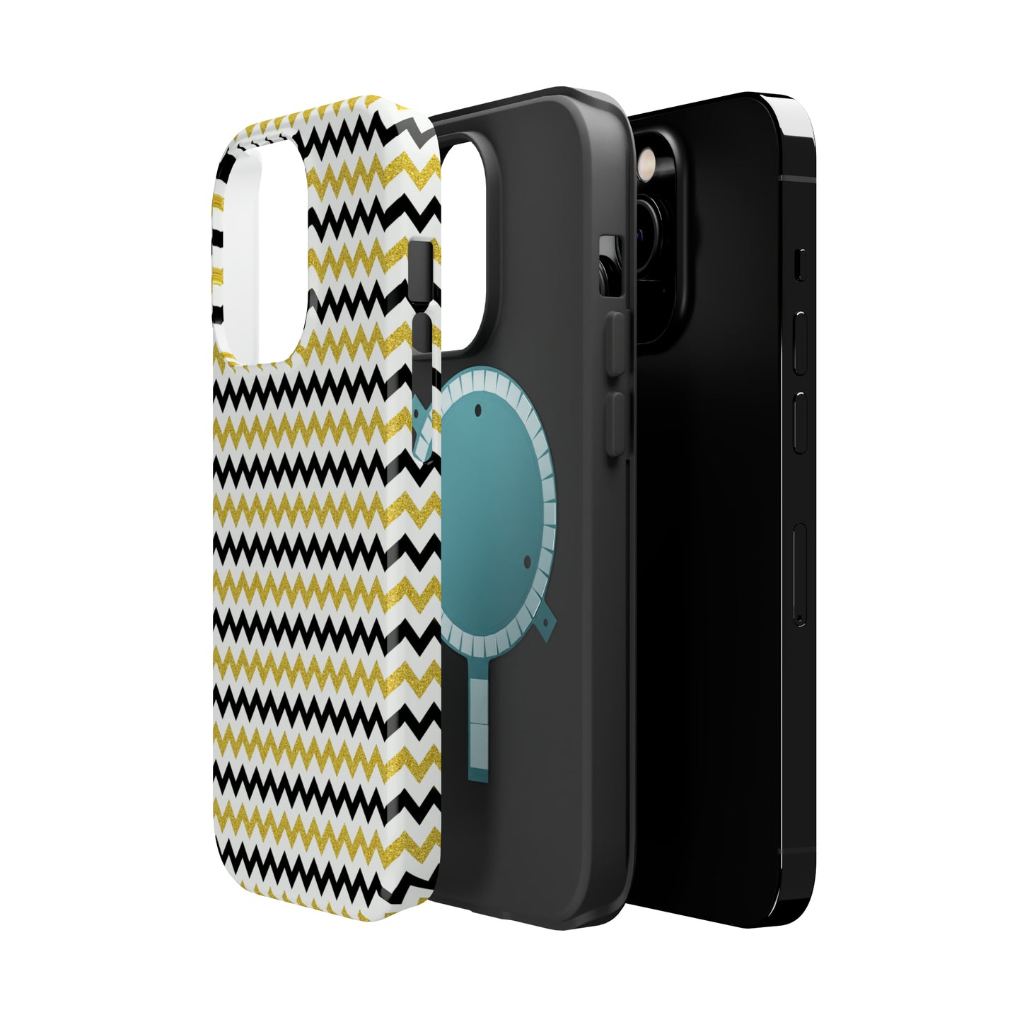 Gold and Back Abstract Case