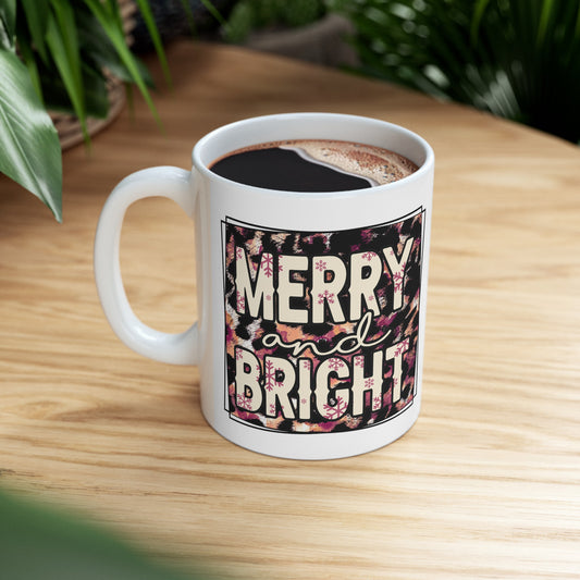 Merry and Bright Ceramic Mug