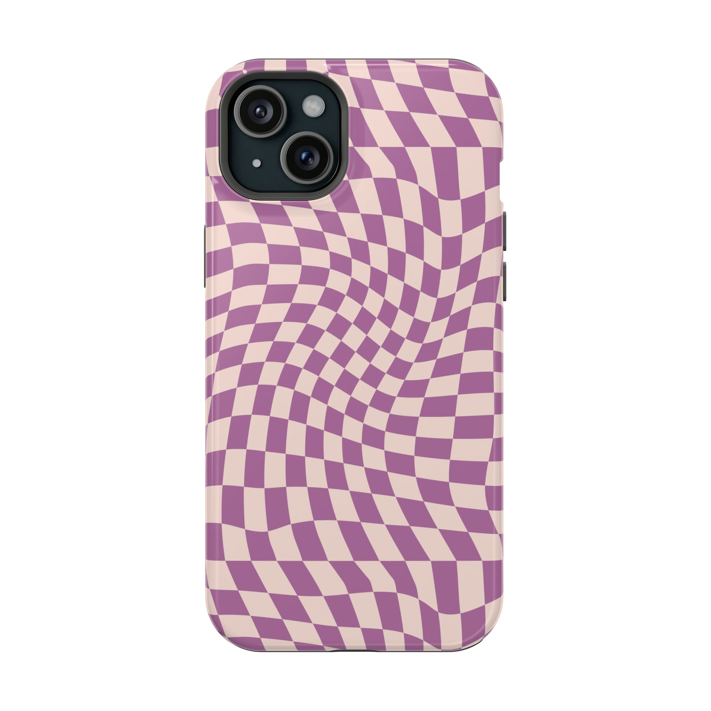 Wavy Purple Pink Checkerboard Case